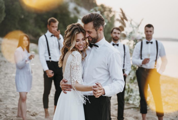 Wed & Honeymoon | Dancing at sunset